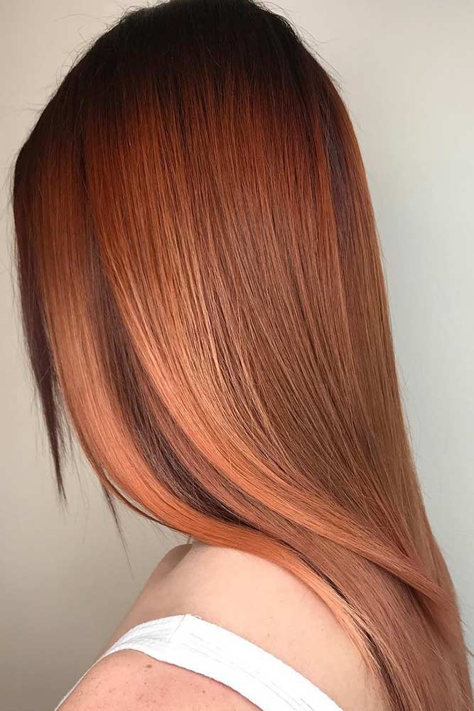 Awesome Auburn Hair Color Amber Tint picture1