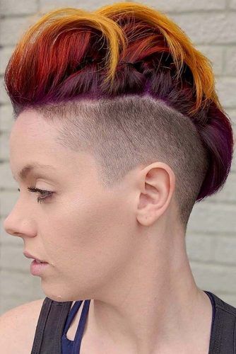 New Cool Ideas For Mohawk #mohawkhaircut #haircuts