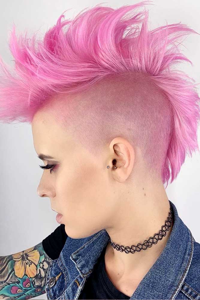 New Cool Ideas For Rose Mohawk #mohawkhaircut #haircuts