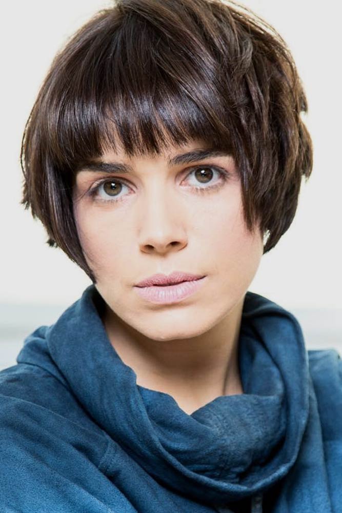 24 Styles For Short Hair With Bangs Love Hairstyles