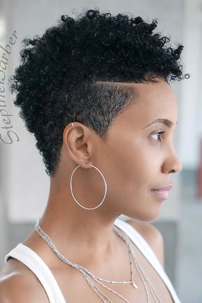 fade haircut for black women