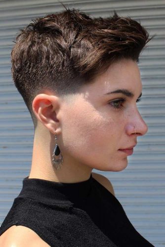 Tapered Pixie Haircut