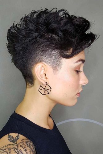 Black Hairstyles Short On Top Long In Back