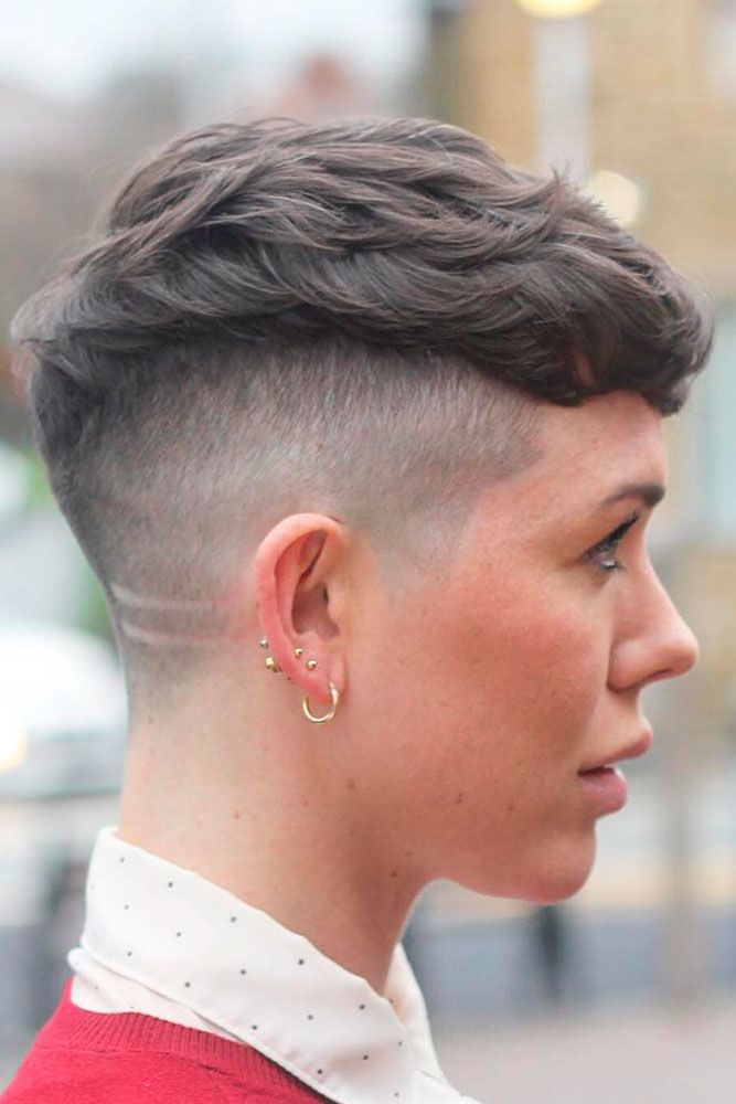 Textured Taper Haircut Fade Combo Waves #taperhaircutwomen