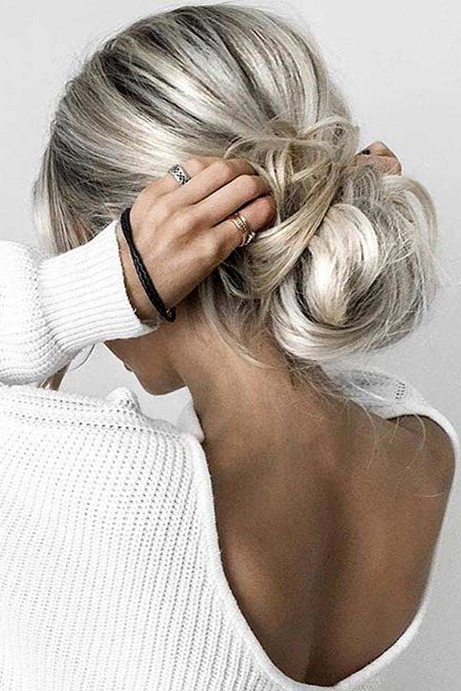 45 Chignon Bun Hairstyles To Get A Stylish Look Pinokyo