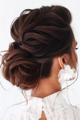 Twisted Bun Styles Brown #bun #chignonbun