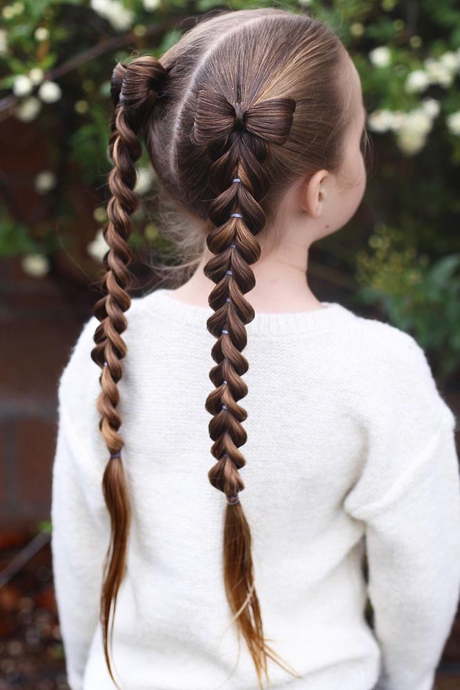 Double Pull Through Braid Pigtails