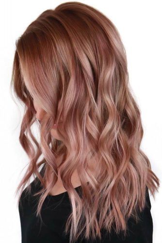 Pale Rose Gold Dark #rosegoldhair