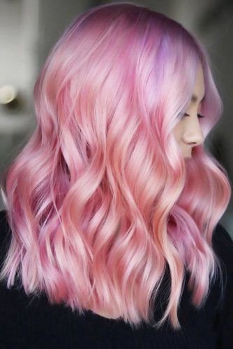 Light Purple & Rose Gold Lavender #rosegoldhair