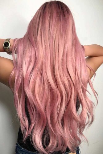 Rose Gold Hair Balayage picture3