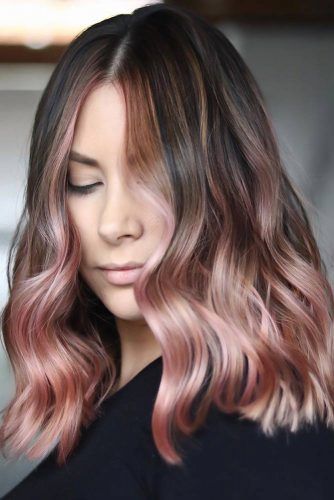 Pale Rose Gold Ombre #rosegoldhair
