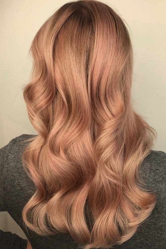 Peach Rose Gold Hair picture3