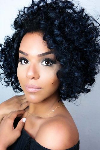 Short Curly Hairstyles To The Side