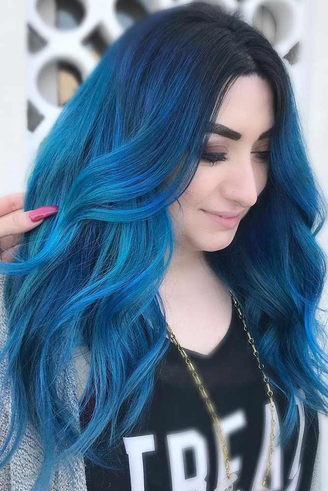 5 Shades Of Blue Hair Look Chic  Cool By Going Bold  GirlStyle Singapore