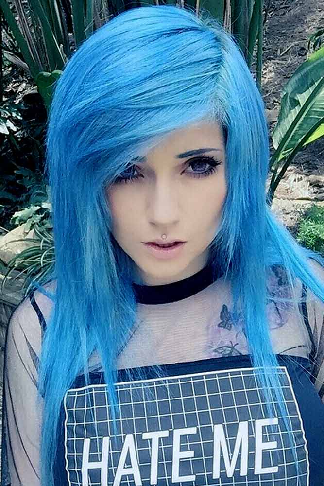 14+ Emo Blue Hair - EttySafran