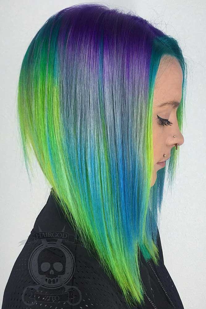 Emo Hair With Colored Stripes picture3