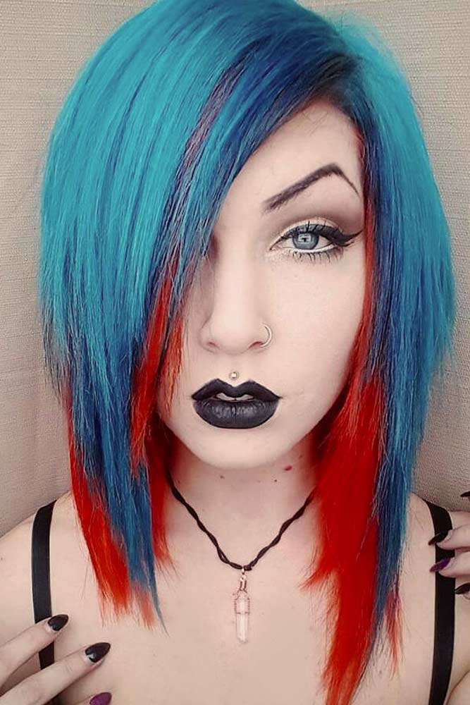 50 Super Bright Emo Hair Ideas