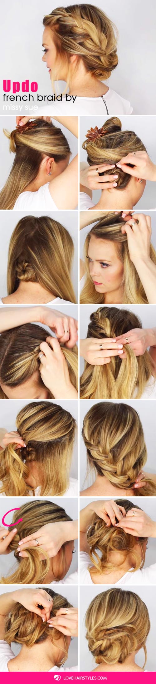 How To French Braid Simple Tutorials | LoveHairStyles.com