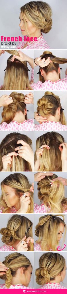 How To French Braid Simple Tutorials Lovehairstyles Com