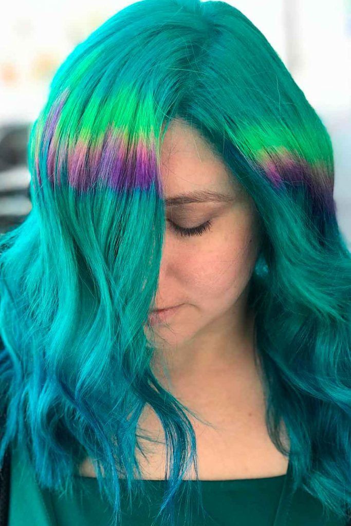 Bright Colorful Hairstyles