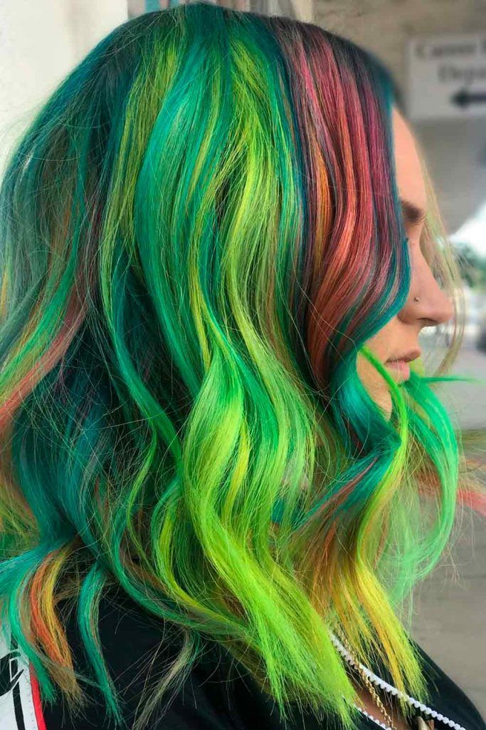 Mermaid Rainbow Hair