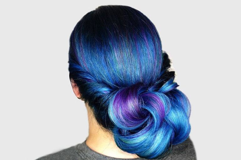 Blue Spiky Highlights for Short Hair - wide 6
