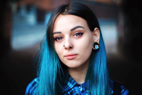 TOP 40 Ideas Of Original And Colorful Emo Hair Styles