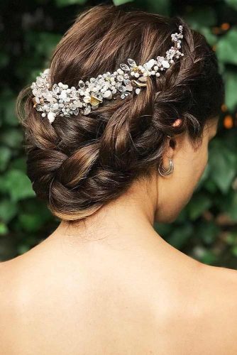 Gorgeous Wedding Hairstyles With Dutch & Three Strand Braids Updo #braids #updo