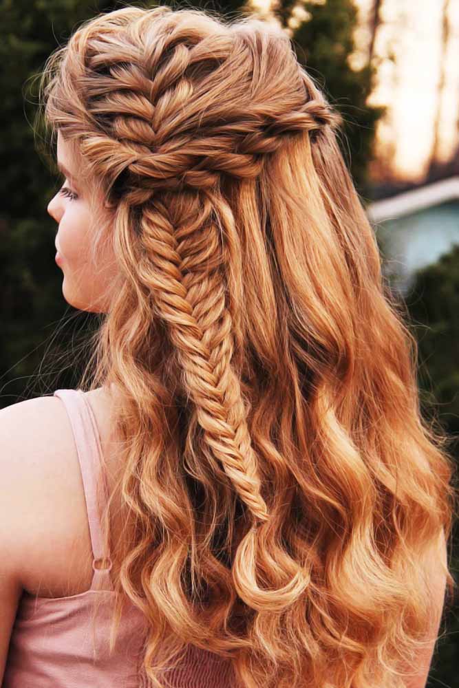 Side French Fishtail Braids Twists #braids #frenchbraids