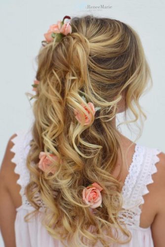 33 Half Up Half Down Wedding Hairstyles Ideas Lovehairstyles Com