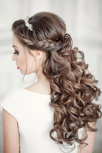 33 Half Up Half Down Wedding Hairstyles Ideas Lovehairstyles Com