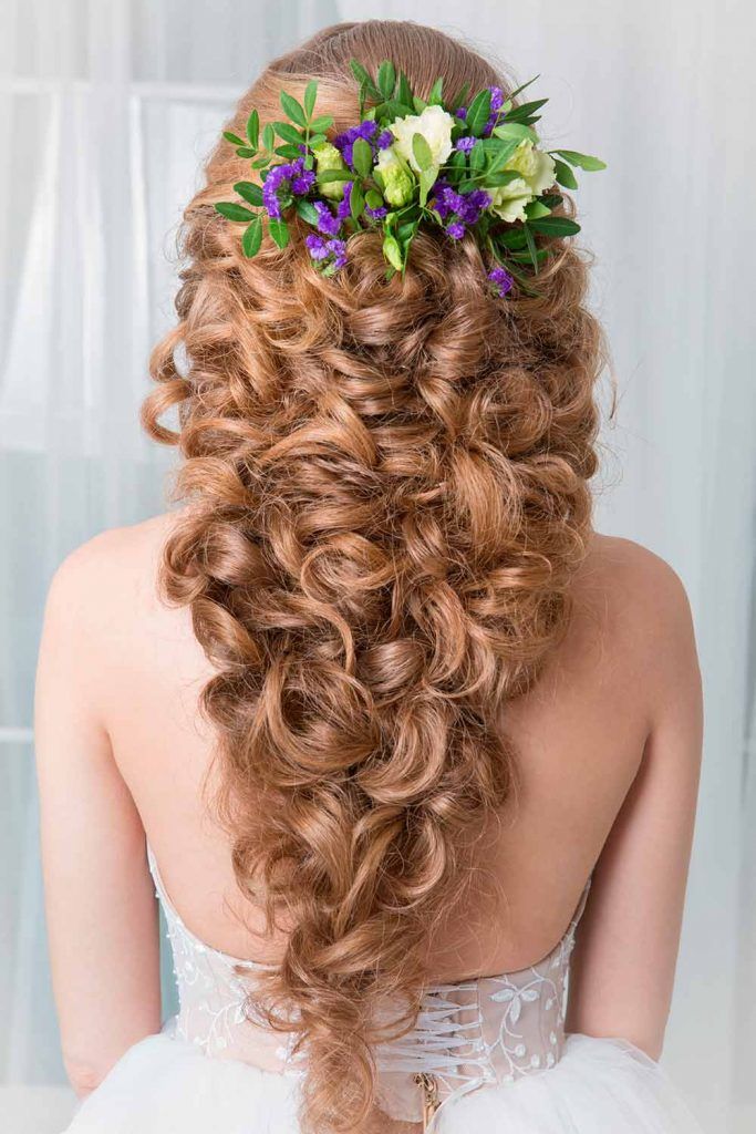 Wedding Hairstyles With Flower Accessories