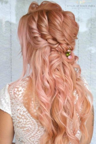 33 Half Up Half Down Wedding Hairstyles Ideas Lovehairstyles Com