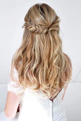 33 Half Up Half Down Wedding Hairstyles Ideas Lovehairstyles Com