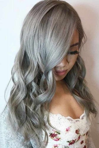 Ash Gray Long Hair #greyhair
