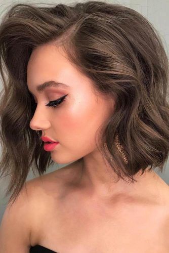 Voluminous Side Parted Bob #haircutsforwomen #womenhaircuts #haircuts #bobhaircut