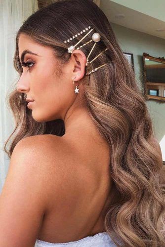 Hollywood Waves To Embrace Your Beauty With Bobby Pins #formalhairstyles #hairstyles #longhair