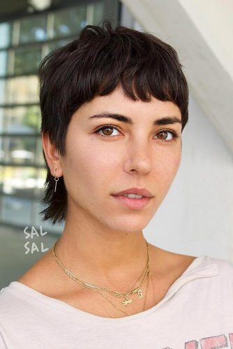 Pixie Hairstyles Baby Bangs For Every Hair Length #babybangs #hairstyles #haircuts #pixiehairstyles