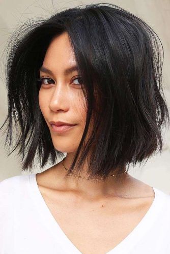 Bob Cuts Black #bob #messyhair