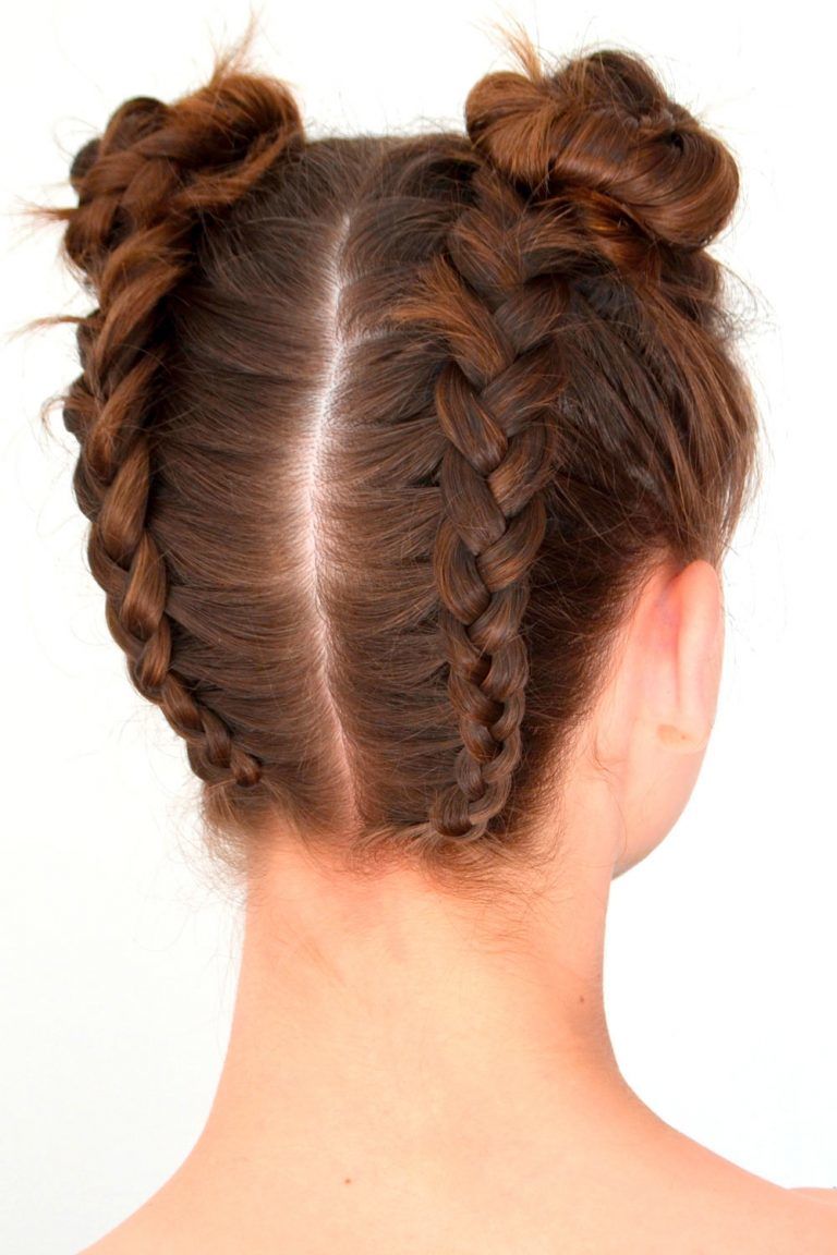 Two Braids Are A Stylish Comeback Of Your Childhood