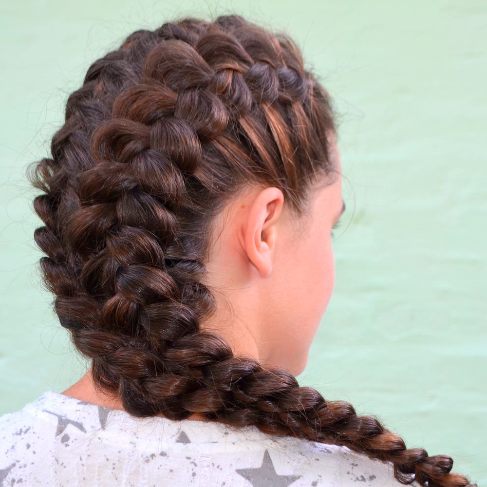 Brown Dutch Braid Styles