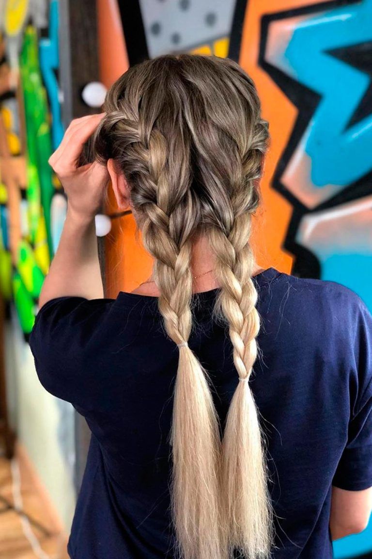 Two Braids Are A Stylish Comeback Of Your Childhood