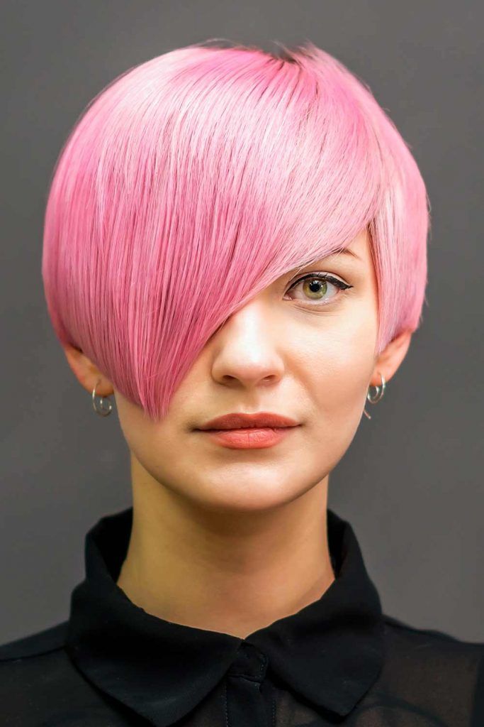 Pink Pixie Haircut