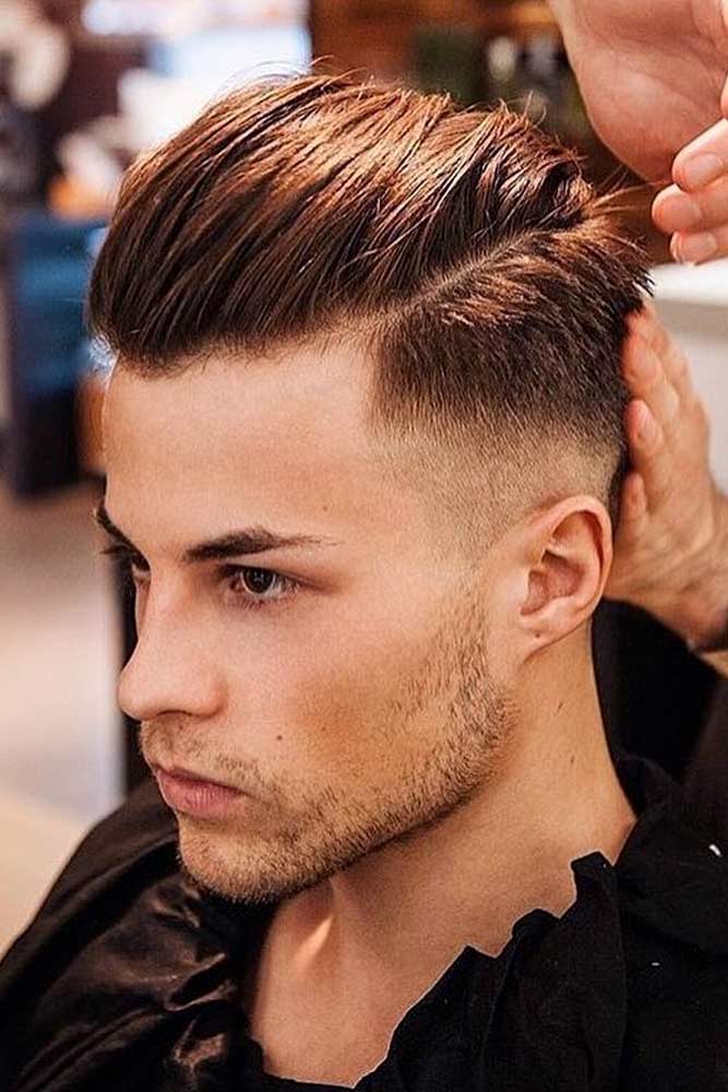 comb over hairstyle men