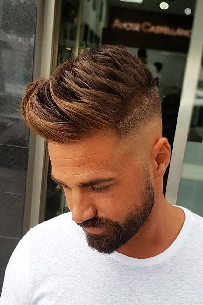 High And Low Fade Comb Over #menhaircuts #menhairstyles