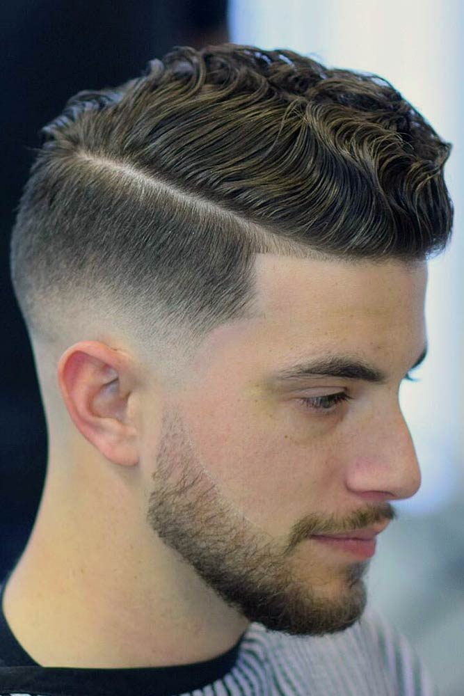 Wavy Comb Over Haircut #menhaircuts #menhairstyles