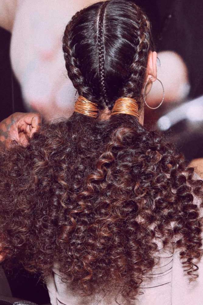 Stunning Graduation Hairstyle For Black Hair #ponytails #curlyhair #braids #blackhair #blackhairstyles