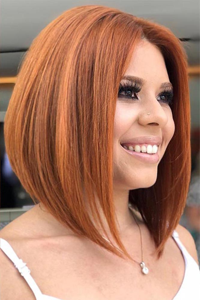 Gorgeous Brick Red Hair Tone #redhair #bob