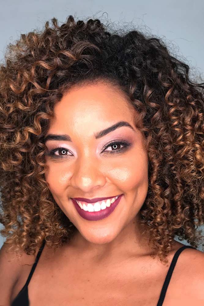 curly hair color ideas 2020