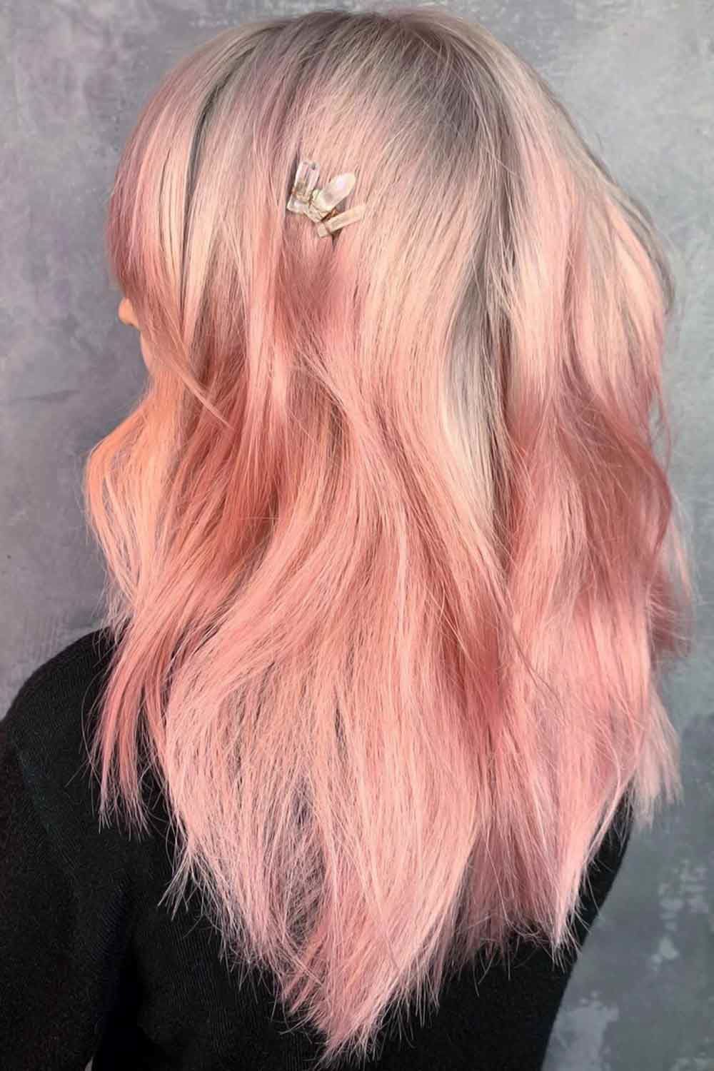 Fashionable Millennial Pink Layers #summerhaircolors
